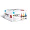 KINGART® Permanent 3-D Fabric Paint, Set of 30 Colors, 30ml Bottles, Washer & Dryer Safe, Textile Paint for Clothes, T-Shirts, Jeans, Bags, Shoes, Art and Craft Supplies for DIY Projects